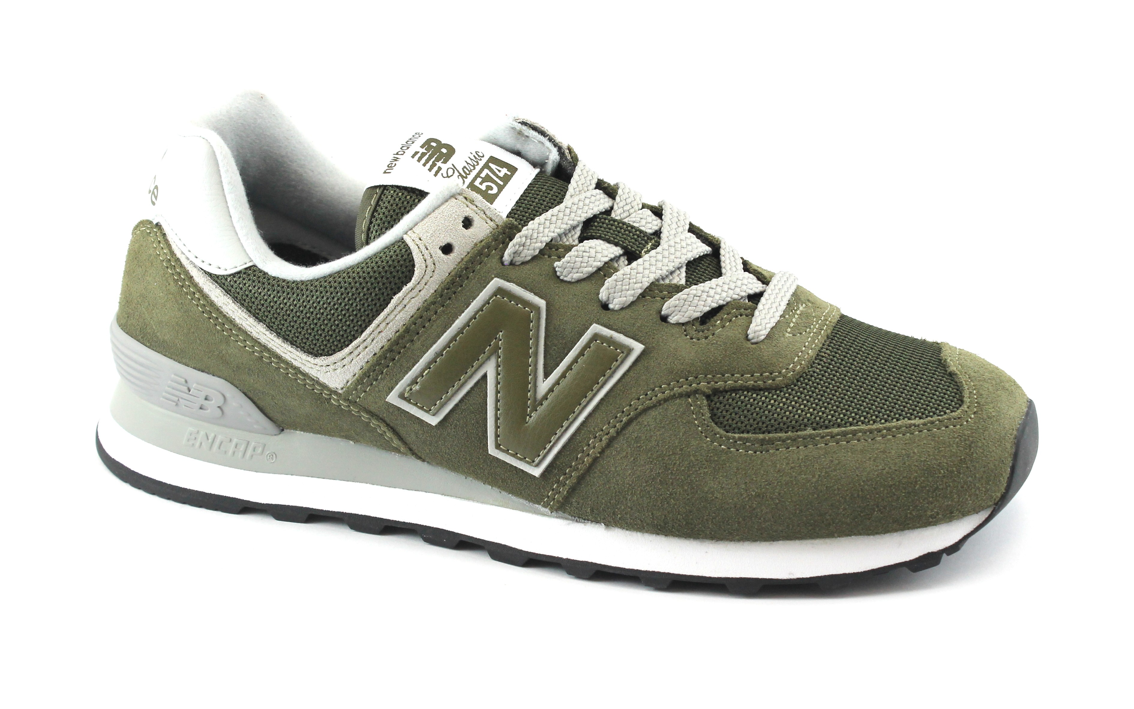 NEW Balance ML 574 D EGO olive Scarpe Sneaker Grigio Verde NEW Balance ML 574 D EGO olive Scarpe Sneaker Grigio Verde
