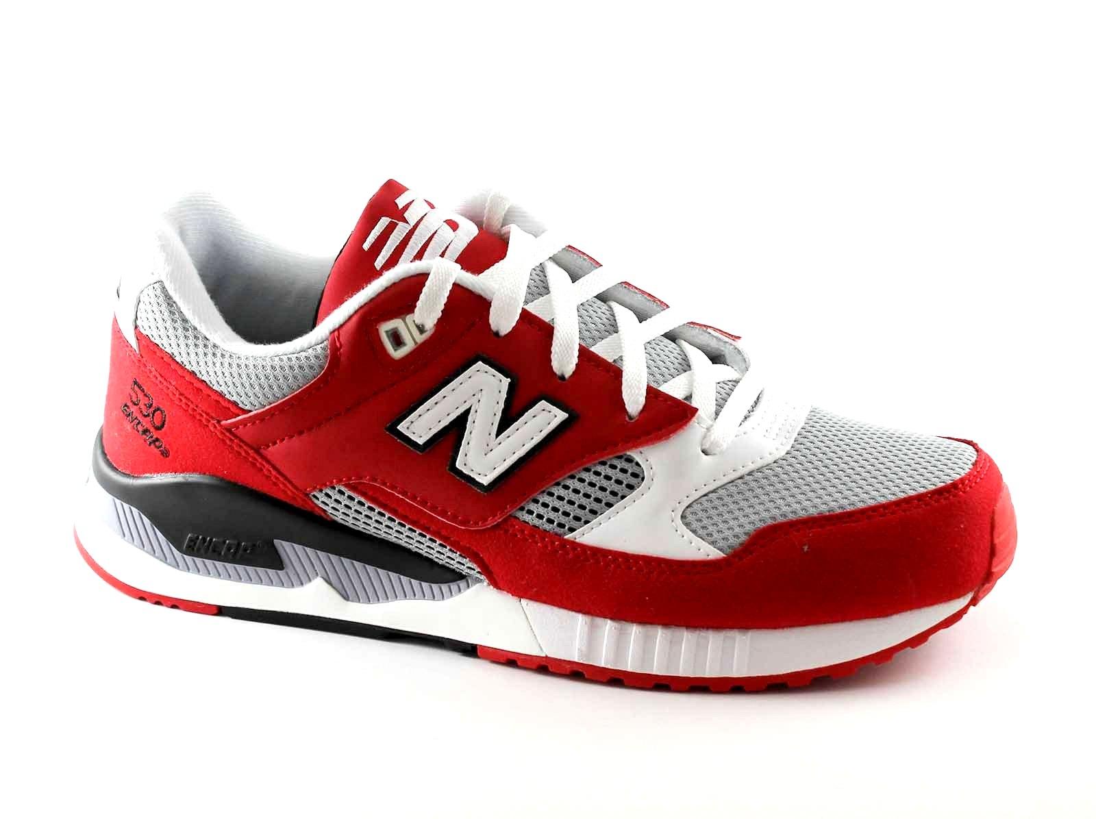 NEW BALANCE M530 CVA rosso grigio running scarpe uomo sneakers lacci NEW BALANCE M530 CVA rosso grigio running scarpe uomo sneakers lacci