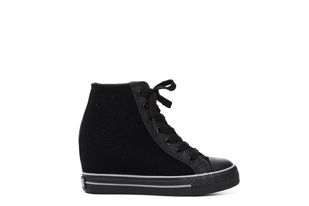 Cafè Noir LDG924 SNEAKER ALLACCIATA IN TESSUTO STRAP ZEPPA INTERNA Cafè Noir LDG924 SNEAKER ALLACCIATA IN TESSUTO STRAP ZEPPA INTERNA
