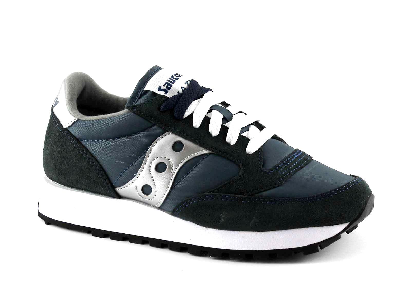 SAUCONY JAZZ ORIGINAL 10442 SNEAKER BLU ARGENTO SAUCONY JAZZ ORIGINAL 10442 SNEAKER BLU ARGENTO
