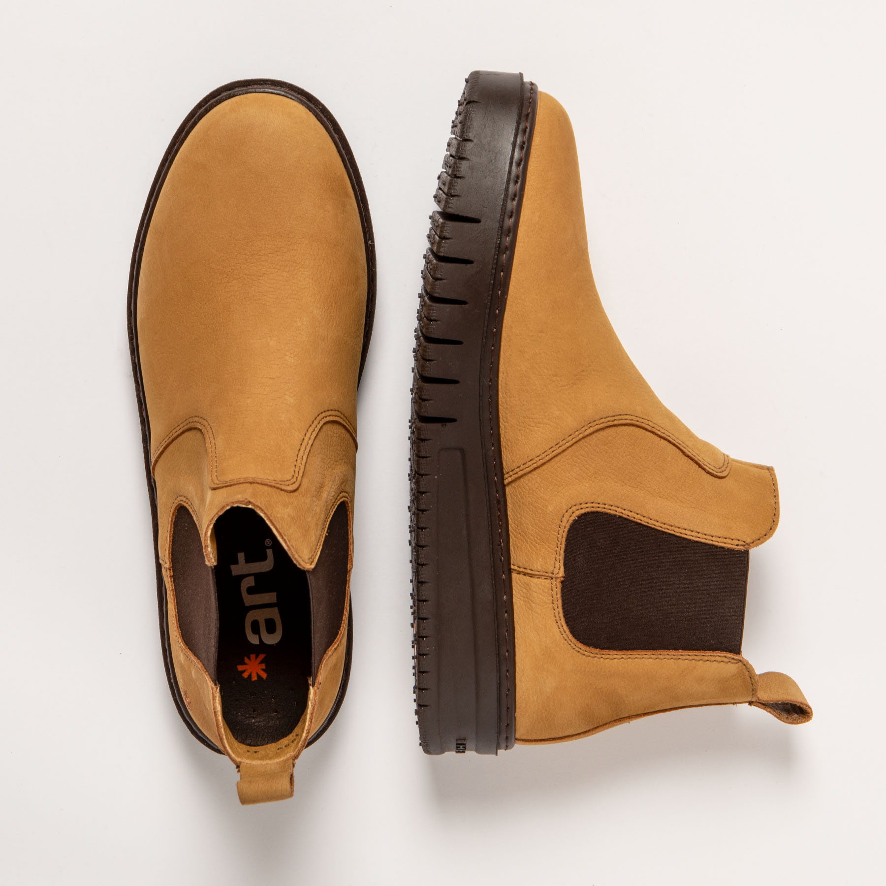 Art Company 1789 NOBUCK KARAMEL-TESTA /BELLEVILLE   YELLOW