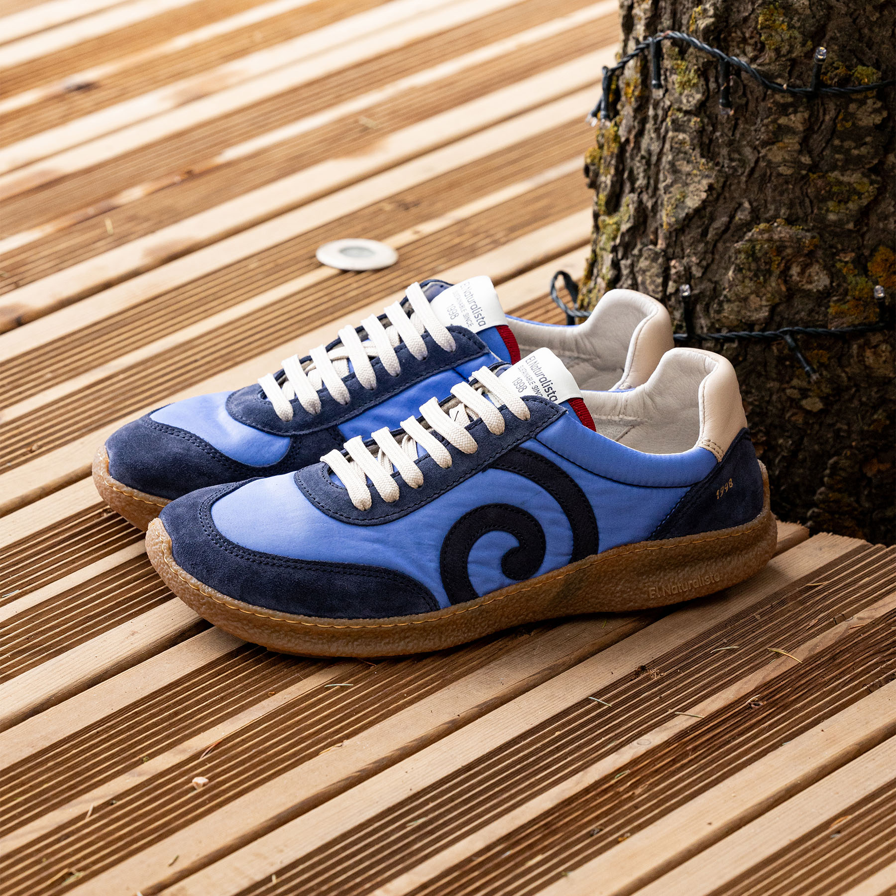 El Naturalista N5435A MULTI MATERIAL DENIM/OROEL   BLUE