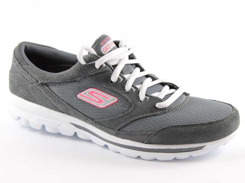 SKECHERS 13668 charcoal scarpe donna go walk sportive | eBay