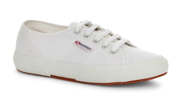 superga alte bianche uomo