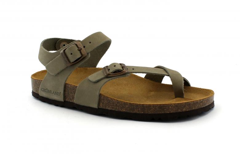 Pelle Sandali Sandali Infradito Donna Beige SUGqzMVp