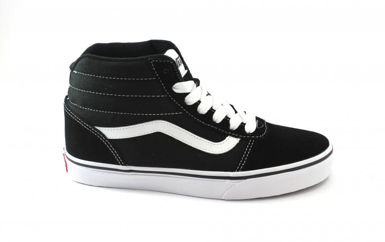 vans bianche lacci neri